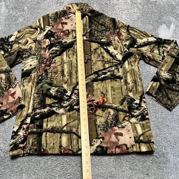 Mossy Oak Break-Up Infinity Jacket Mens Medium Camo Fleece Full Zip Long Sleeve - Picture 5 of 7